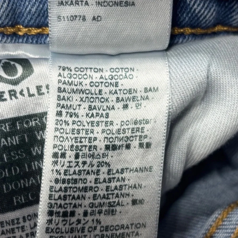Levi's 541 Athletic Taper Jeans‎ Mens 32x32 Light Wash Blue Stretch Denim